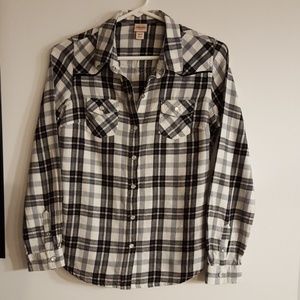 Mossimo XS Ladie's Flannel Top